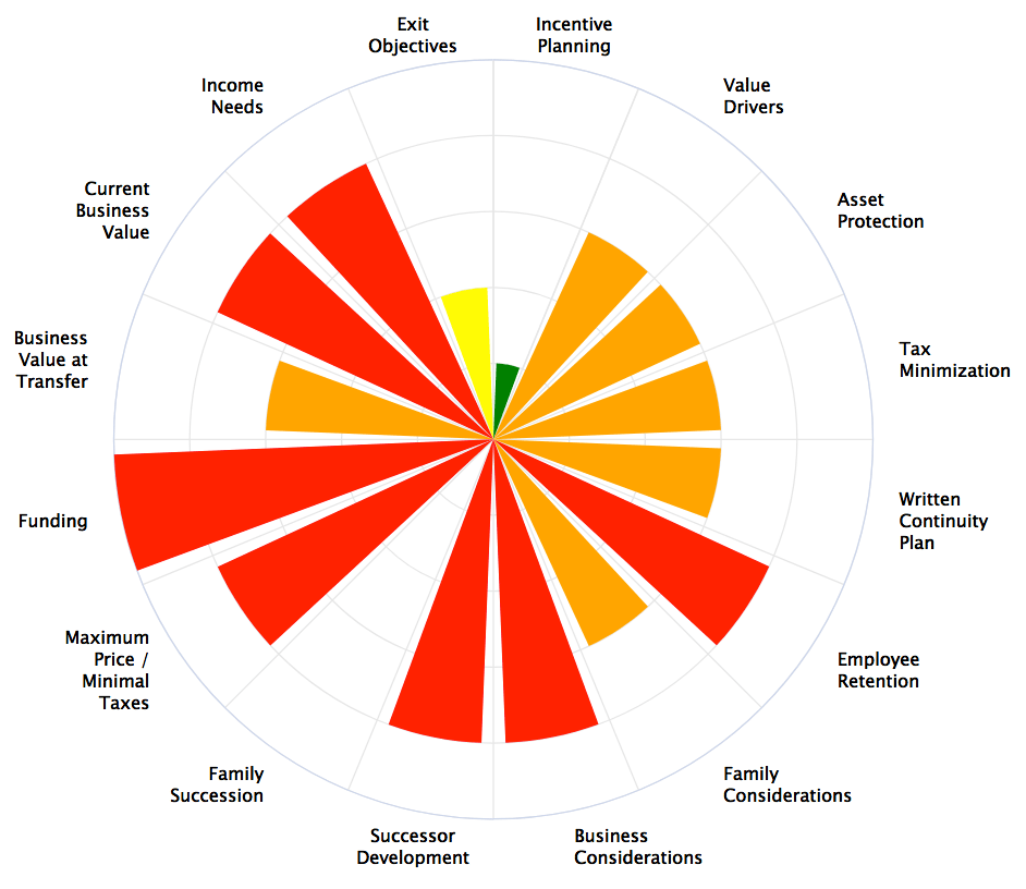 Exit Planning Assessment Chart